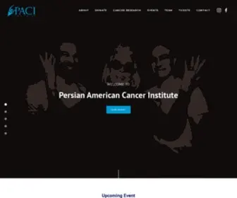 Paci.org(Iranian Cancer Institute) Screenshot