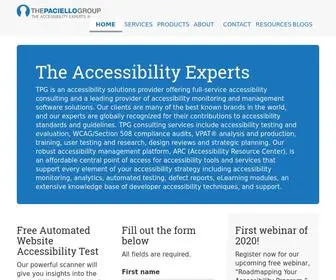 Paciellogroup.com(Your Digital Accessibility Solutions Partner) Screenshot