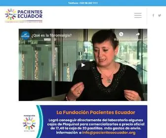 Pacientesecuador.org(Pacientes Ecuador) Screenshot