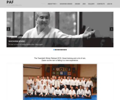 Pacific-Aikido.org(Pacific Aikido Federation) Screenshot