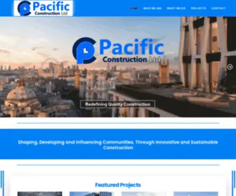 Pacific-Construction.co.uk(Redefining Quality Construction) Screenshot