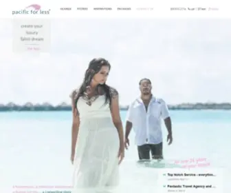 Pacific-For-Less.com(Tahiti Vacations) Screenshot