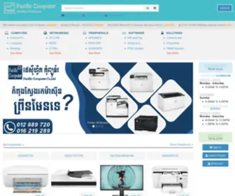 Pacific.com.kh(A computer store in Cambodia) Screenshot