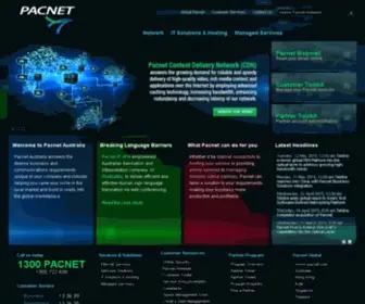 Pacific.net.au(High Speed Internet) Screenshot