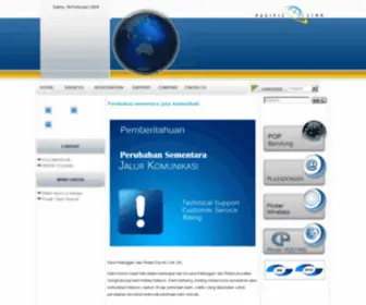 Pacific.net.id(Pemberitahuan Pemberhentian Layanan) Screenshot