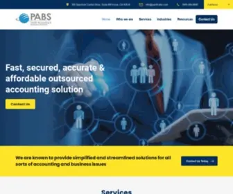 Pacificabs.com(PABS outsources affordable and reliable accounting and bookkeeping services) Screenshot