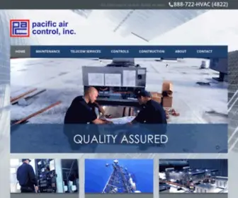 Pacificaircontrol.com(Pacific Air Control) Screenshot