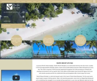 Pacificaitutaki.com(Aitutaki Accommodation) Screenshot