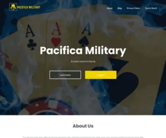 Pacificamilitary.com(MILITARY HISTORY) Screenshot