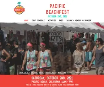 Pacificbeachfest.org(Pacific Beachfest) Screenshot