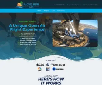 Pacificblueairla.com(Pacific Blue Air) Screenshot