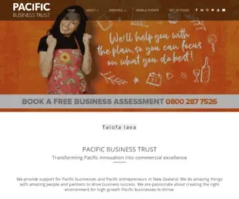 Pacificbusiness.co.nz(Pacific Business Trust) Screenshot