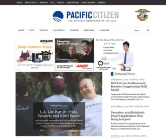 Pacificcitizen.org(The National Newspaper of the JACL) Screenshot