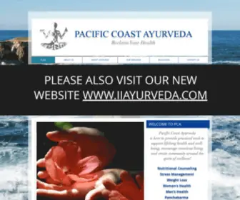 Pacificcoastayurveda.com(Pacific Coast Ayurveda) Screenshot