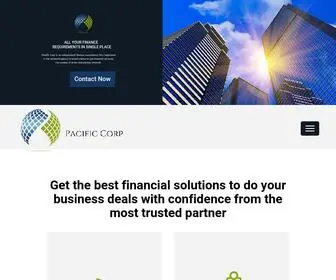 Pacificcorp.co.uk(Best financial solution to do your business) Screenshot