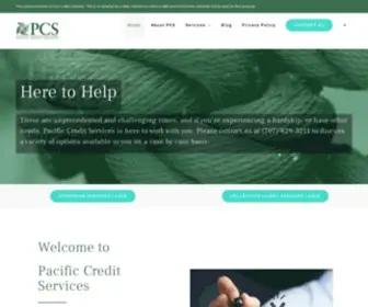 Pacificcreditservices.com(Pacific Credit Services) Screenshot