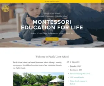 Pacificcrest.org(Pacific Crest School) Screenshot