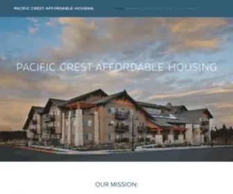 Pacificcrestaffordablehousing.org(Pacific Crest Affordable Housing) Screenshot