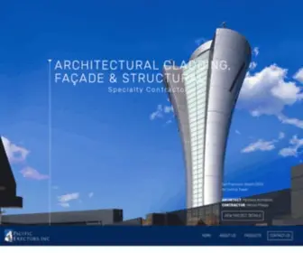 Pacificerectors.com(Pacific Erectors) Screenshot