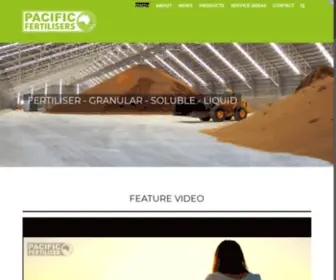 PacificFertiliser.com(Superior Products) Screenshot