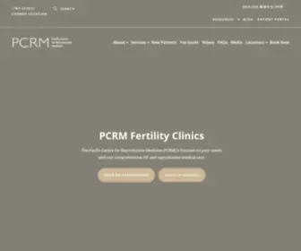 PacificFertility.ca(Fertility Clinic Vancouver) Screenshot
