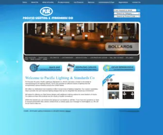 Pacificlighting.com(Pacific Lighting & Standards Co) Screenshot