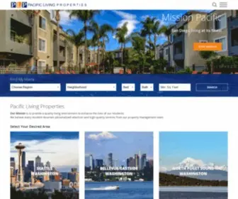 Pacificliving.com(Pacific Living Properties) Screenshot