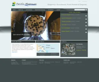 Pacificmanpower.com.pg(Pacific Manpower) Screenshot