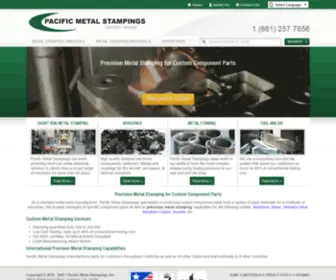 Pacificmetalstampings.com(Pacific Metal Stampings) Screenshot