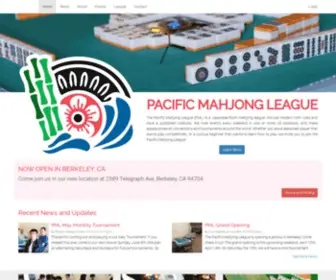 Pacificml.com(Pacific Mahjong League) Screenshot