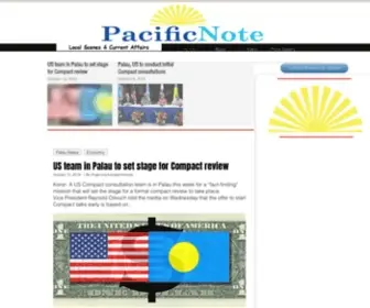 Pacificnote.com(Pacific Note) Screenshot