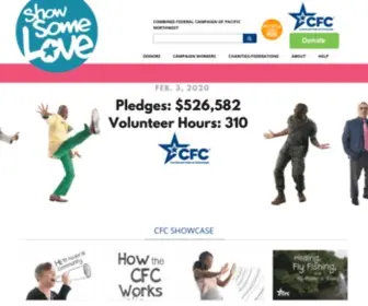 PacificnwcFC.org(Combined Federal Campaign of Pacific Northwest) Screenshot