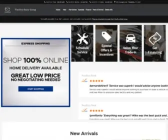 Pacificocars.com Screenshot