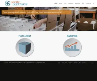 PacificPaf.com(Print and fulfillment services) Screenshot