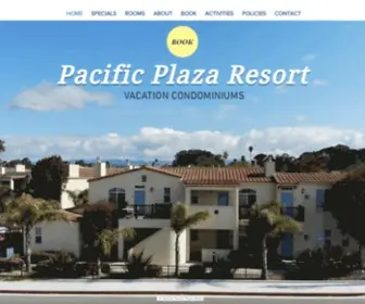 PacificPlazaresort.com(Pacific Plaza Resort) Screenshot