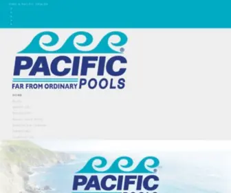 PacificPools.com(Latham Pools) Screenshot