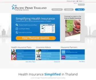 PacificPrime.co.th(Pacific Prime Thailand) Screenshot