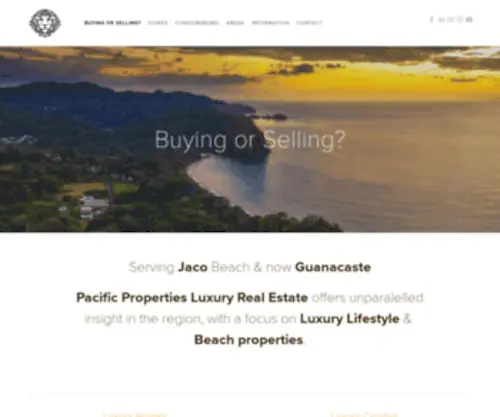 PacificProperties.biz(Pacific Properties Luxury Real Estate) Screenshot