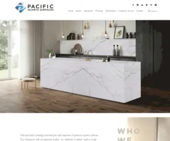 Pacificquartzsurfaces.com(Pacific Quartz Surfaces) Screenshot