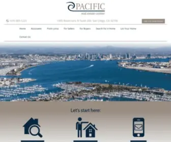 Pacificrealestatesd.com(Real Estate in San Diego) Screenshot