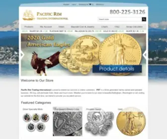 Pacificrimcoins.com(Gold silver coins bullion) Screenshot