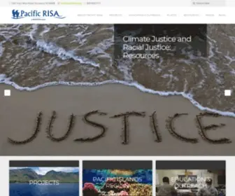 Pacificrisa.org(Managing Climate Risk in the Pacific) Screenshot