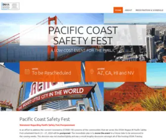Pacificsafetyfest.com(Pacific Coast Safety Fest) Screenshot