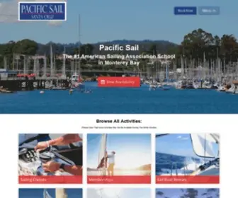 Pacificsail.com(Pacific Sailing) Screenshot