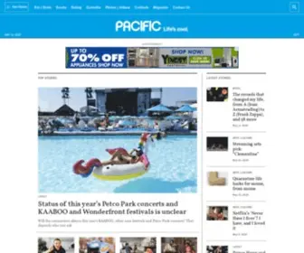 Pacificsandiego.com(San Diego News & Lifestyle Trends) Screenshot