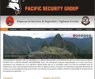 Pacificsecurity.com.pe(PACIFIC SECURITY PERU) Screenshot