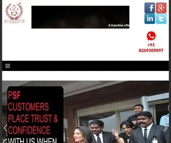 Pacificsecurityforce.com(Security services in mumbai) Screenshot