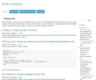 Pacificsimplicity.ca(Pacific Simplicity) Screenshot