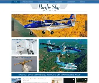 Pacificsky.ca(Pacific Sky Aviation) Screenshot