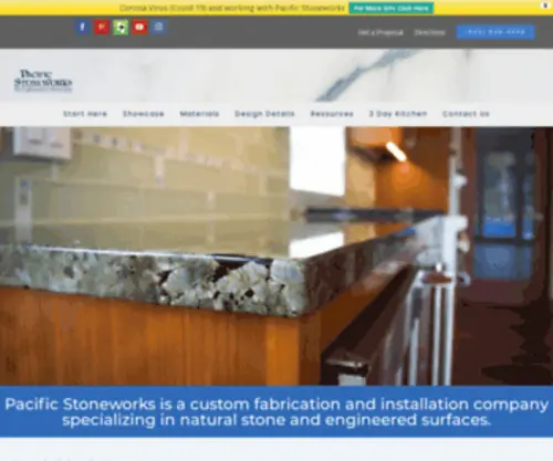 Pacificstoneworks.net(Pacific Stoneworks) Screenshot